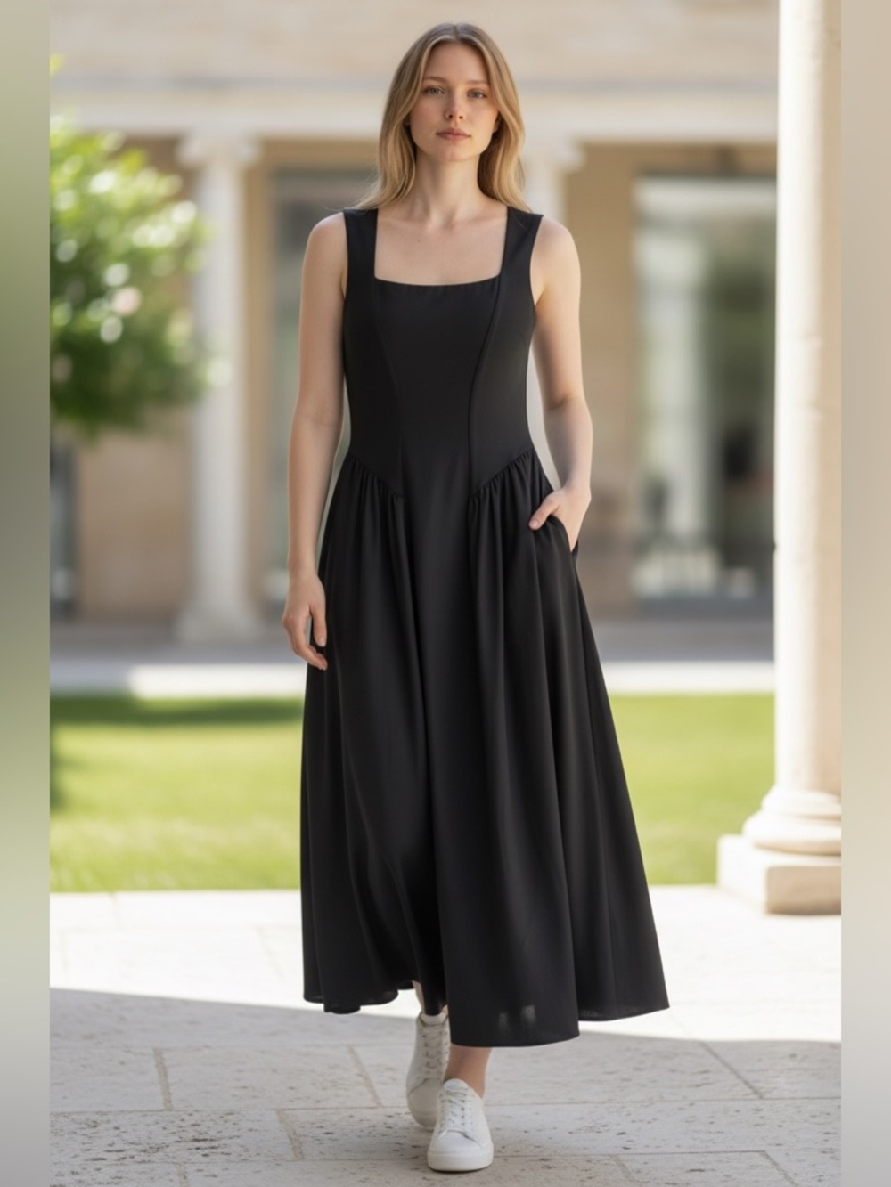 Socialite Black Maxi Dress